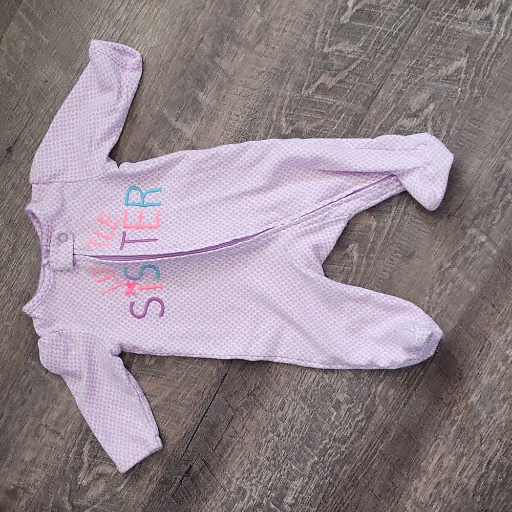 Sleep/play zip up onesie